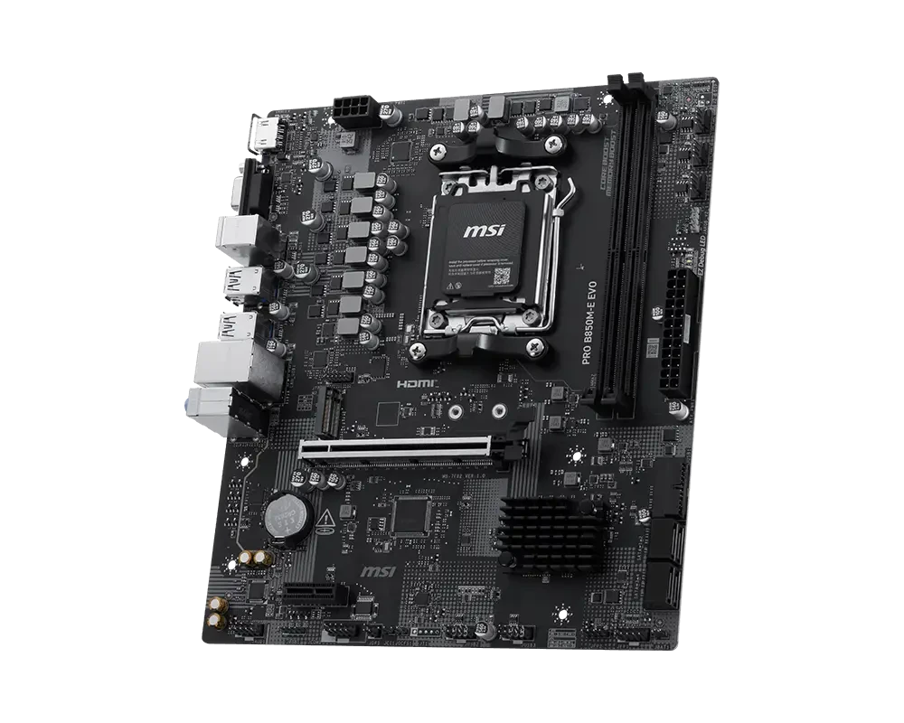 MSI PRO B850M-E EVO DDR5 AM5 Motherboard