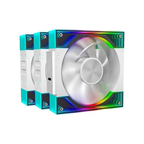 ANT ESPORTS QUARTZFLOW 120MM 3 IN 1 ARGB CASE FAN KIT WHITE