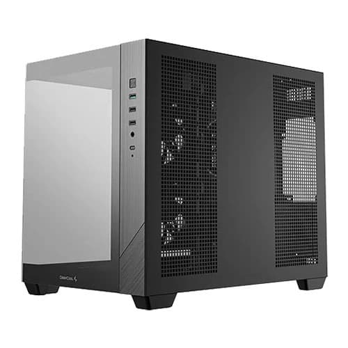 Deepcool CG330 3F Micro ATX Mid Tower Cabinet Black (R-CG330-BKNGM3-G)