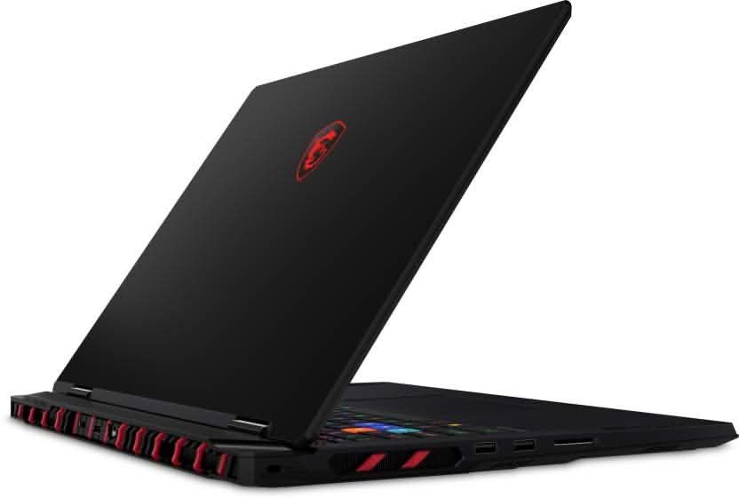 MSI RAIDER 18 HX AI INTEL CORE ULTRA 9 285HX - (64 GB/4 TB GEN5 SSD/WINDOWS 11 HOME/24 GB GRAPHICS/NVIDIA GEFORCE RTX 5090/120 HZ) RAIDER 18 HX AI A2XWJG-253IN GAMING LAPTOP (18 INCH, CORE BLACK, 3.6 KG)