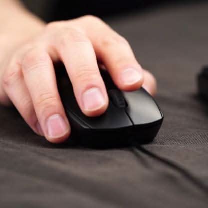 MOUSE-RAPOO-N100-BLACK
