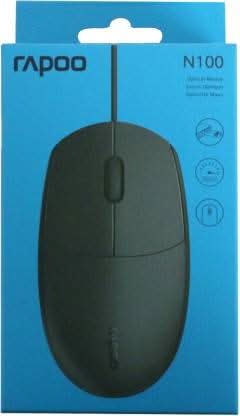 MOUSE-RAPOO-N100-BLACK