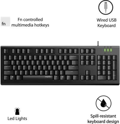 KBD-RAPOO-USB-NK1800