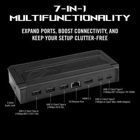 ASUS ROG Bulwark Dock - DG300, 90XB0A4N-BDS000