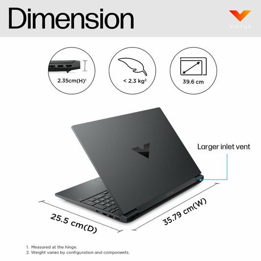 HP VICTUS 15-FA2078TX (I7-13620H/16/512GB/W11 MS2024/6GB/SILVER)