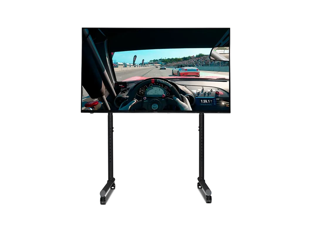 NLR Round Tube Freestanding Single Monitor Stand