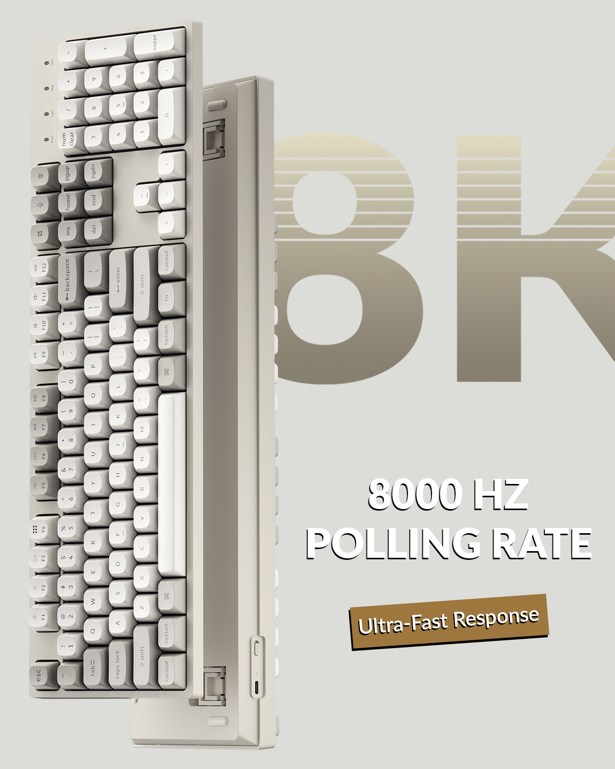 Keychron C2 Pro 8K QMK Wired Custom Mechanical Keyboard