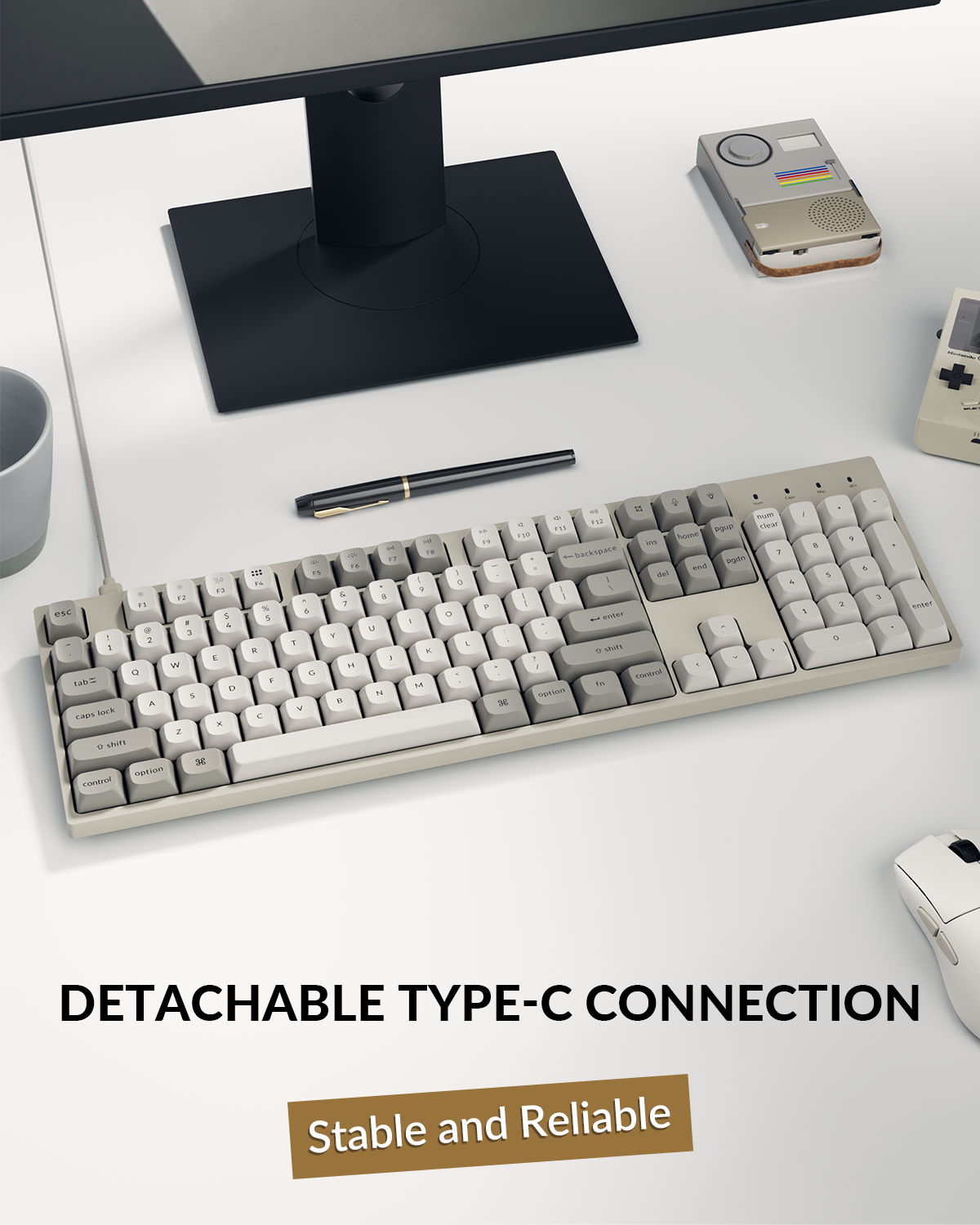 Keychron C2 Pro 8K QMK Wired Custom Mechanical Keyboard