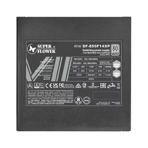 Super Flower Leadex VII 850W Platinum Pro ATX 3.1 Fully Modular Power Supply