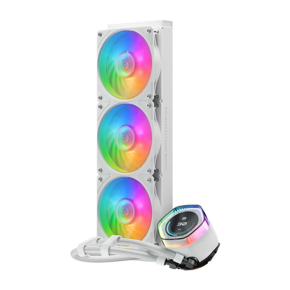 COOLER MASTER MASTERLIQUID 360MM ION ARGB WHITE LIQUID COOLER