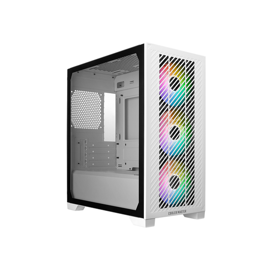 COOLER MASTER ELITE 301 ARGB (M-ATX) MINI TOWER CABINET (WHITE)