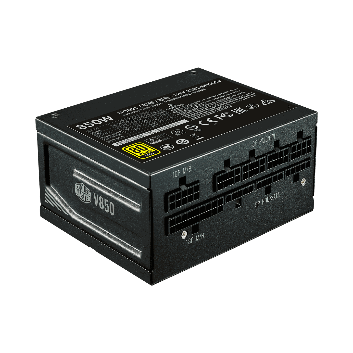 COOLER MASTER MWE 850 VSFX 80 PLUS GOLD ATX 3.1 FULLY MODULAR SMPS