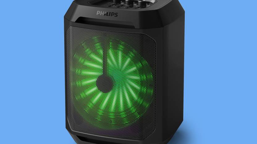 PHILIPS DYNAMIC BASS BOOST, 3000MAH BATTERY, AUX-IN, KARAOKE MICROPHONE INPUT 30 W BLUETOOTH PARTY SPEAKER (BLACK, MONO CHANNEL)