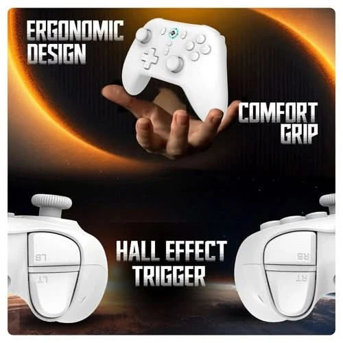 Cosmic Byte Blitz Wireless Plus Wired White Game Controller