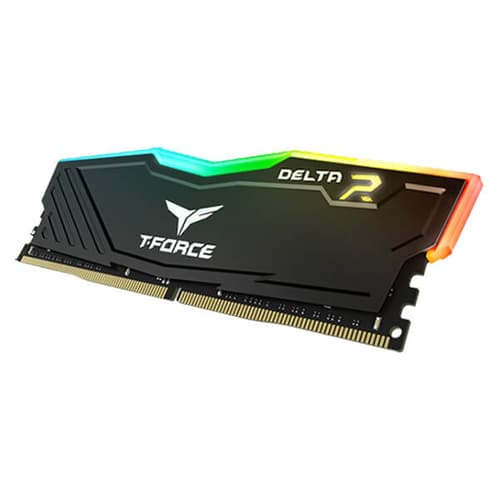 TEAMGROUP T-FORCE DELTA RGB 16GB (16GBX1) DDR4 3200MHZ BLACK DESKTOP RAM