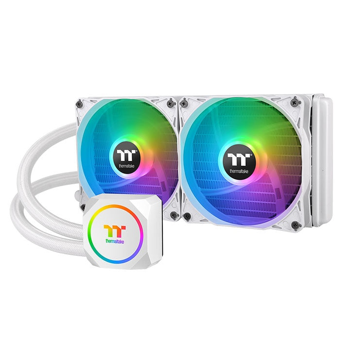 THERMALTAKE TH240 ARGB SYNC SNOW WHITE EDITION AIO LIQUID COOLERARGB