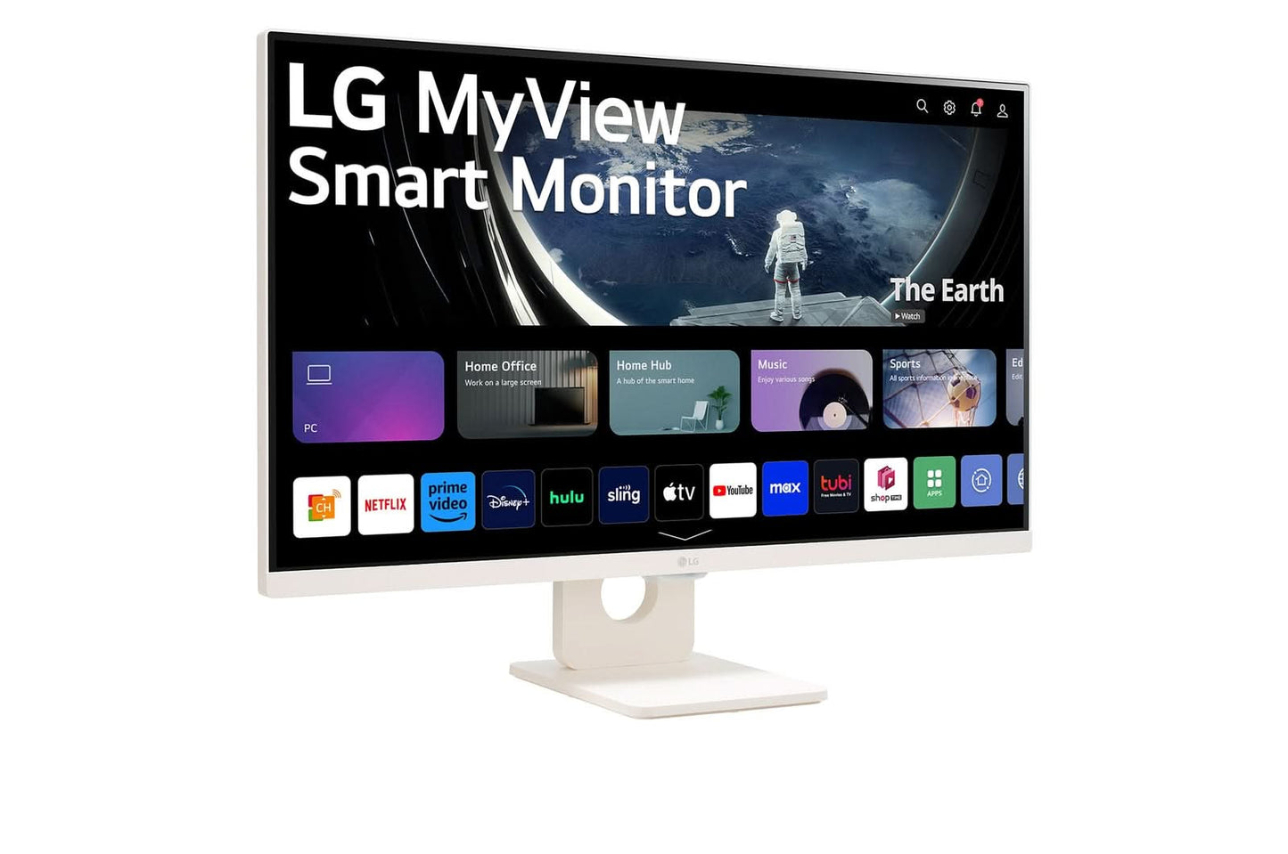 LG 27SR50F-W 27-INCH SMART FHD IPS MONITOR