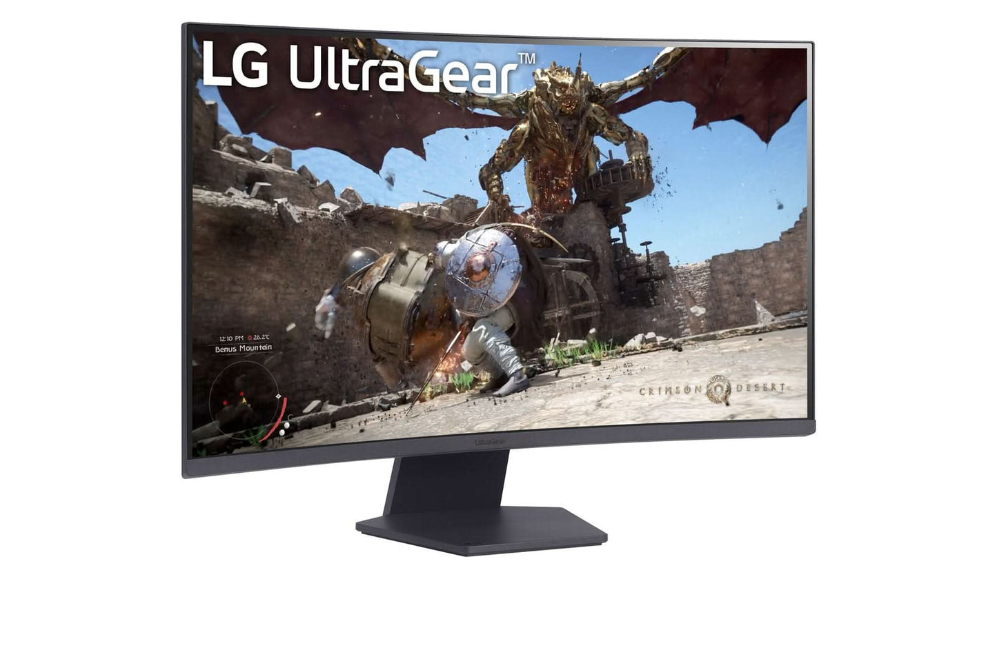 LG ULTRAGEAR 32GS60QC-B 32 INCH CURVED GAMING MONITOR