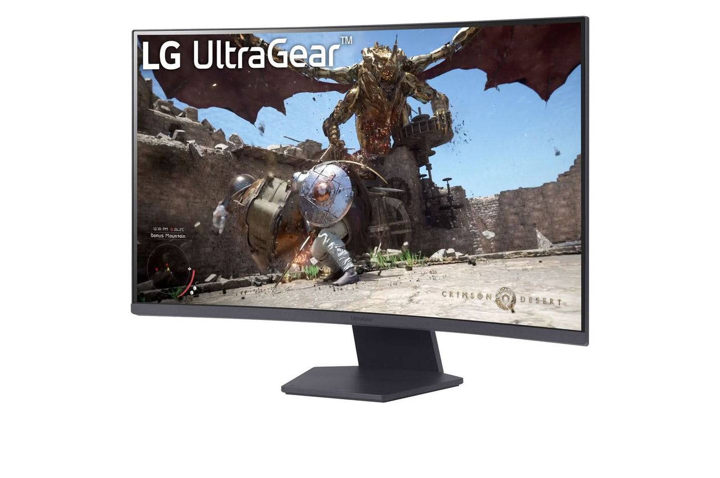 LG ULTRAGEAR 32GS60QC-B 32 INCH CURVED GAMING MONITOR