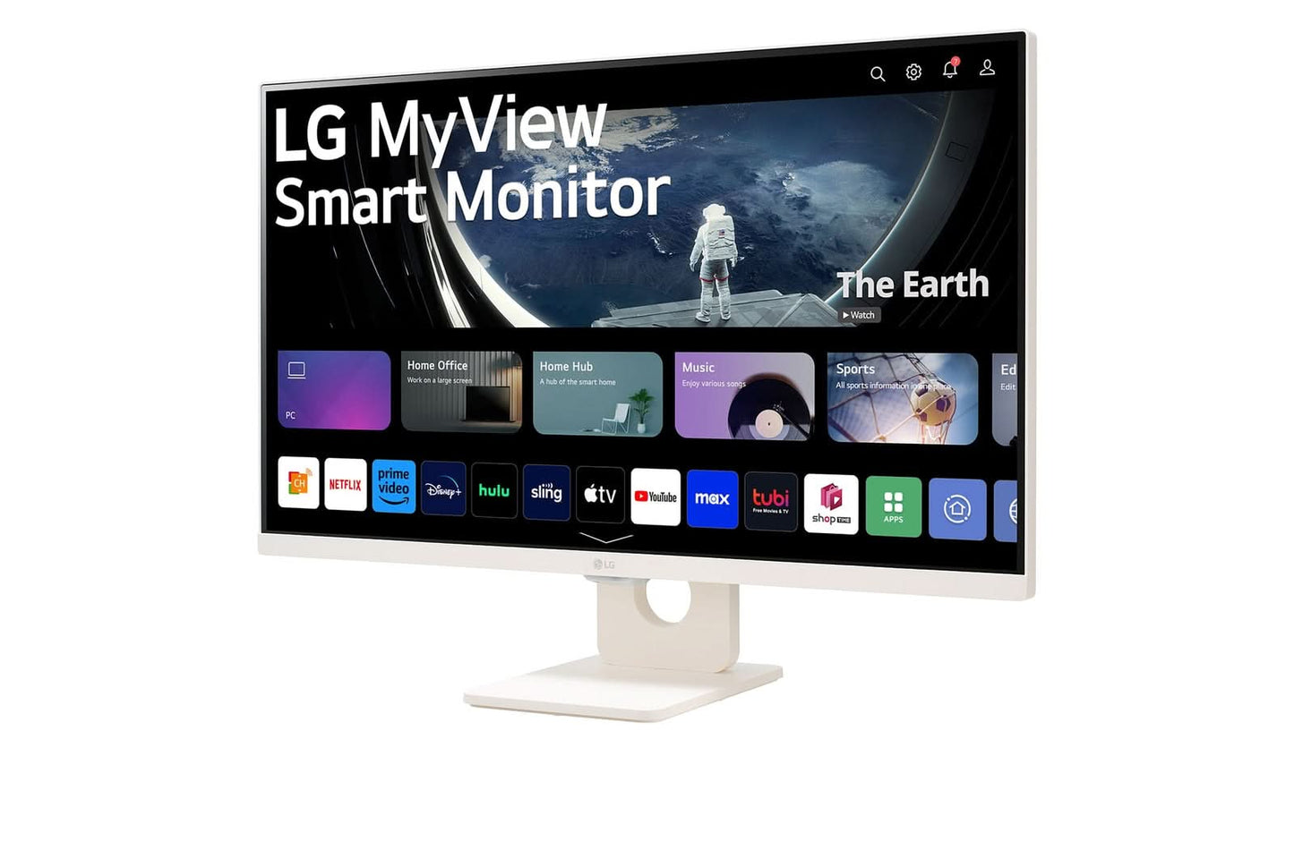 LG 27SR50F-W 27-INCH SMART FHD IPS MONITOR