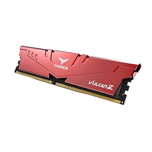 TEAMGROUP T-FORCE VULCAN Z 32GB (32GBX1) DDR4 3600MHZ DESKTOP RAM (RED)