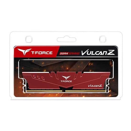 TEAMGROUP T-FORCE VULCAN Z 32GB (32GBX1) DDR4 3600MHZ DESKTOP RAM (RED)