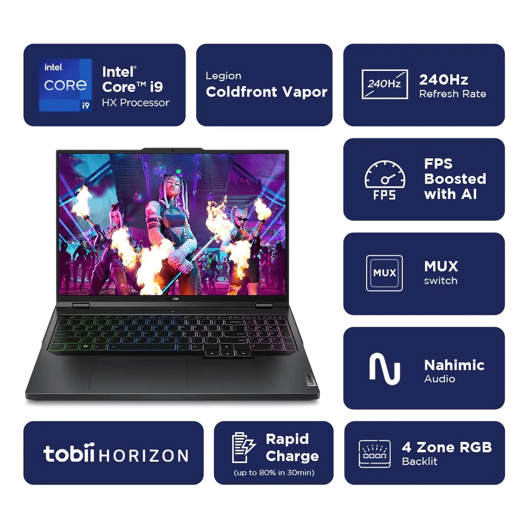 LENOVO LEGION PRO 5I 14TH GEN, 40.64CMS - INTEL I7 (ONYX GREY)