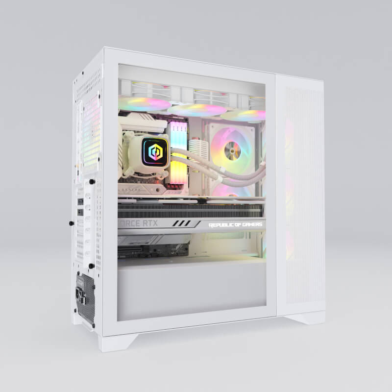 CyberPowerPC Vista 900, AMD Ryzen 9 9950x, 64GB 6000 Mhz, 2TB NVMe M.2 SSD, RTX 5080 16GB GDDR7, Win 11 Home