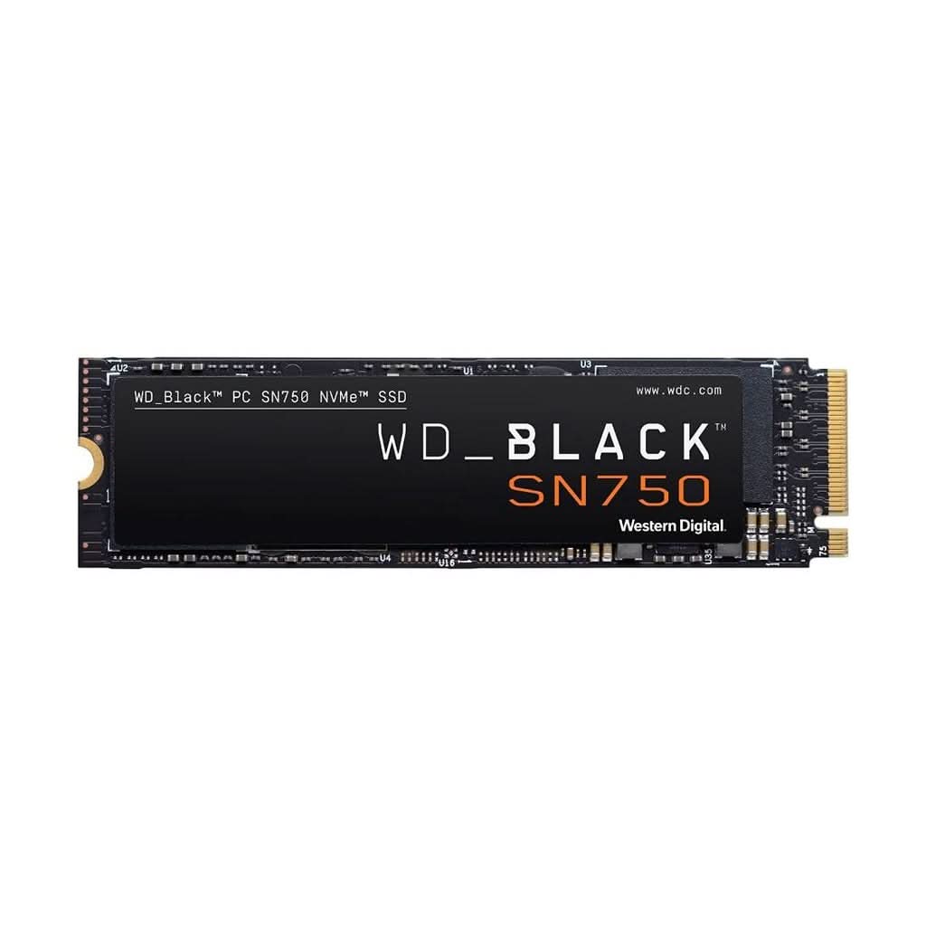 WESTERN DIGITAL BLACK NVME SN750 1 TB M.2 2280-S3-M PCIE GEN3 INTERNAL