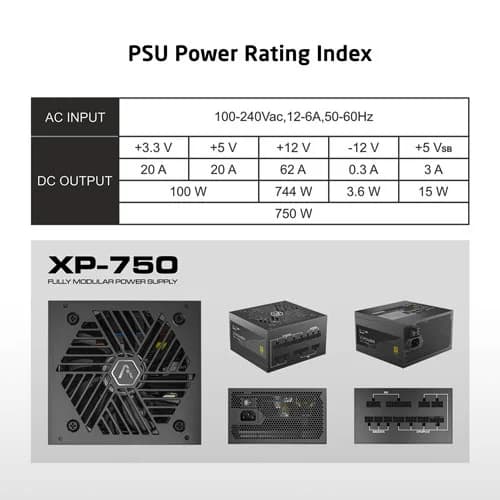 PROLAB DESIGN XPOWER XP-750 POWER SUPPLY UNIT