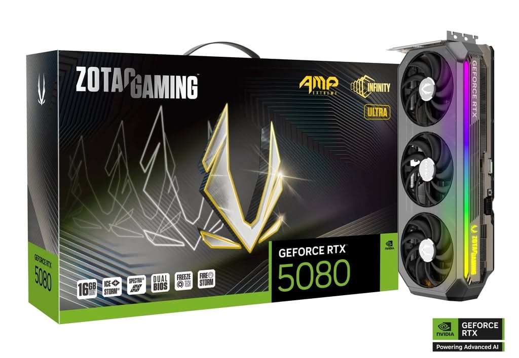 ZOTAC GAMING GEFORCE RTX 5080 AMP EXTREME INFINITY ULTRA