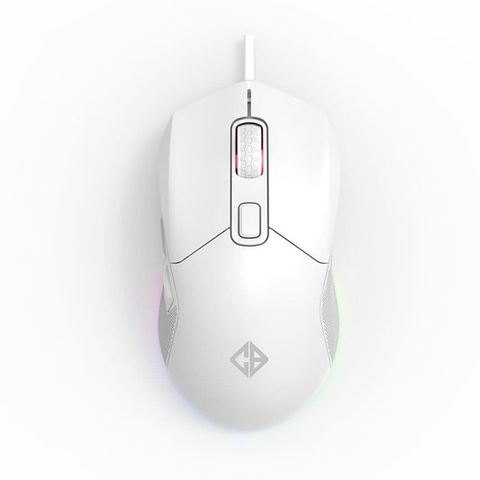 COSMIC BYTE FIRESTORM RGB (WHITE) GAMING MOUSE