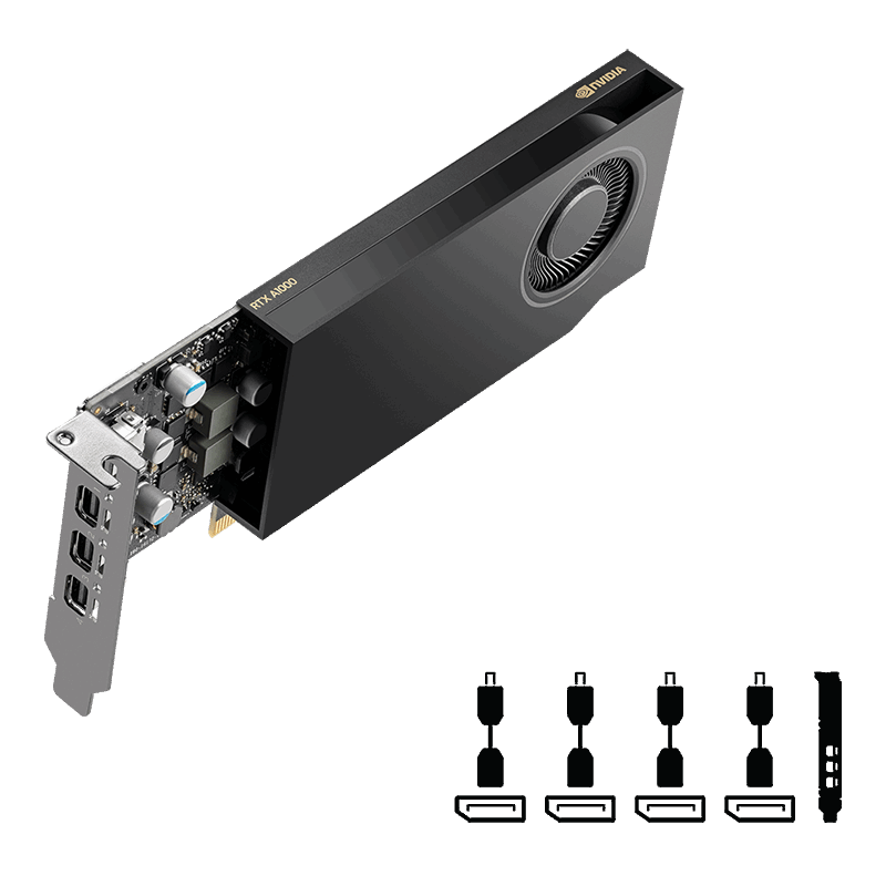 PNY NVIDIA RTX A1000 8GB GRAPHICS CARD