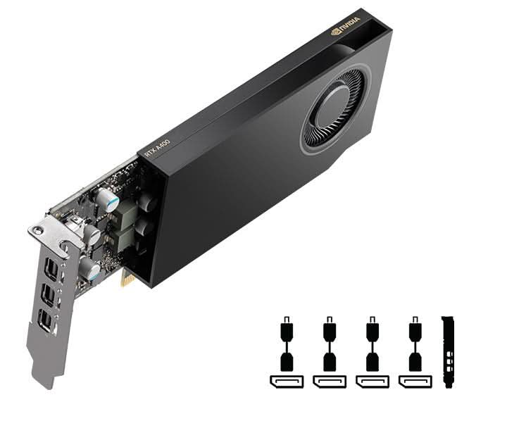 PNY NVIDIA RTX A400 4GB GDDR6 GRAPHICS CARD