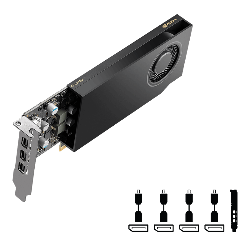 PNY NVIDIA RTX A400 GRAPHIC CARD