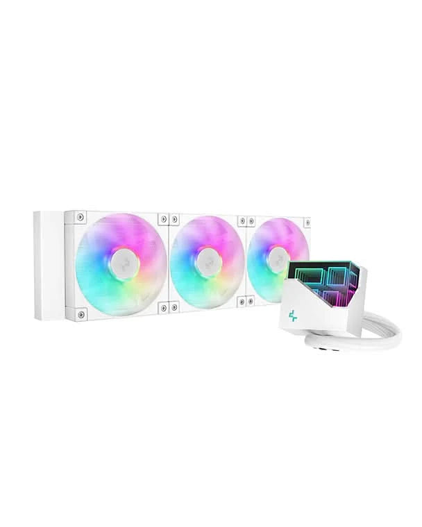 DEEPCOOL LT360 WH ARGB CPU LIQUID COOLER (WHITE) (R-LT360-WHAMNC-G-1)