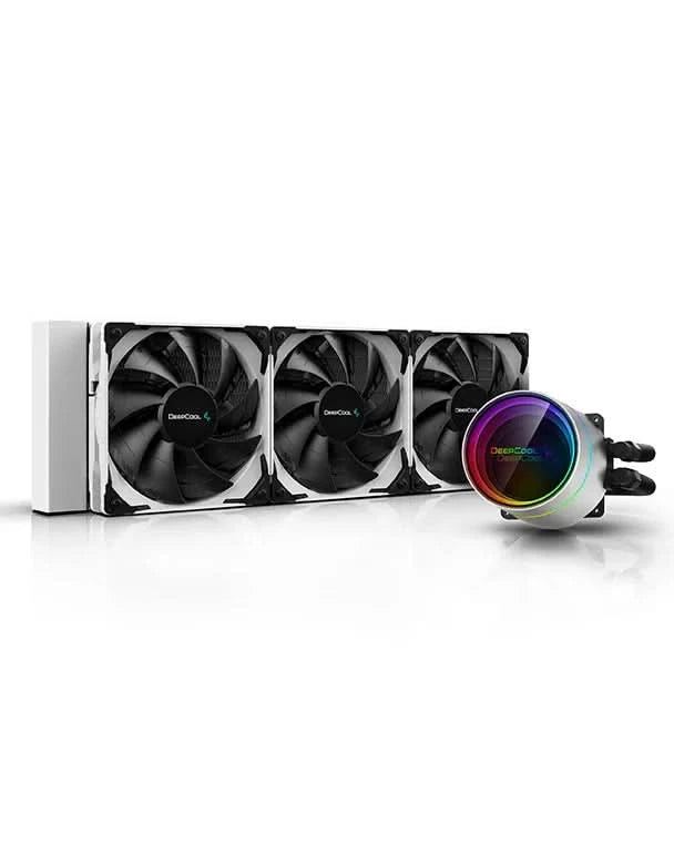 DEEPCOOL GAMERSTORM CASTLE 360EX WHITE RGB ALL IN ONE 360MM CPU LIQUID COOLER (DP-GS-H12W-CSL360EXWH)