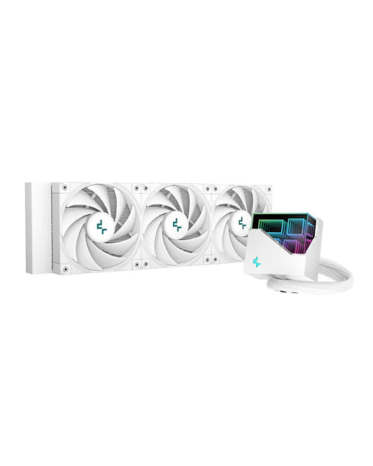 DEEPCOOL LT720 WH 360MM HIGH-PERFORMANCE LIQUID CPU COOLER - WHITE (R-LT720-WHAMNF-G-1)