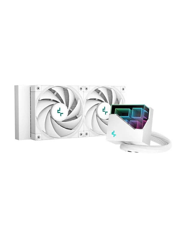 DEEPCOOL LT520 WH 240MM HIGH-PERFORMANCE LIQUID CPU COOLER - WHITE (R-LT520-WHAMNF-G-1)