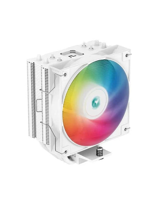 DEEPCOOL AG400 WH ARGB SINGLE TOWER 120MM CPU COOLER R-AG400-WHANMC-G-2