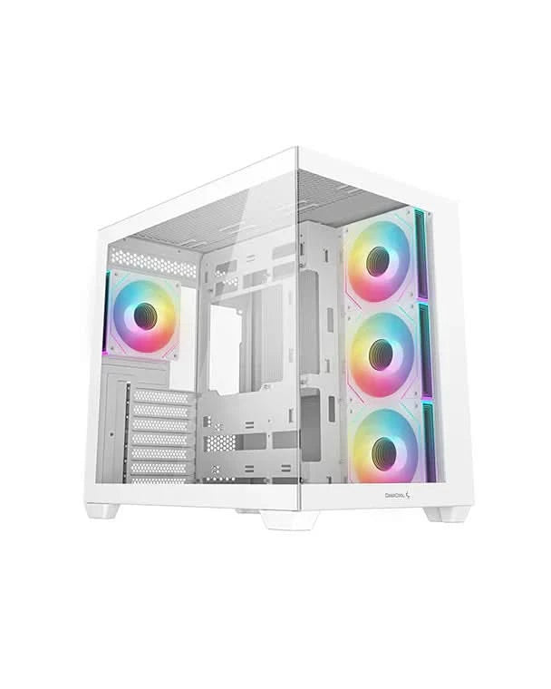DEEPCOOL CG530 4F WHITE ARGB ATX MID TOWER CASE