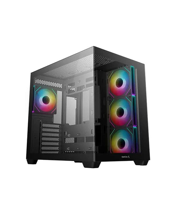 Deepcool CG530 4F Micro ATX Mid Tower Cabinet Black (R-CG530-BKADA4-G-1)