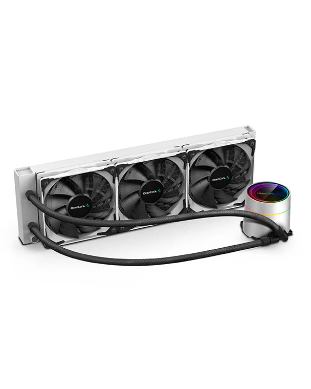 DEEPCOOL GAMERSTORM CASTLE 360EX WHITE RGB ALL IN ONE 360MM CPU LIQUID COOLER (DP-GS-H12W-CSL360EXWH)