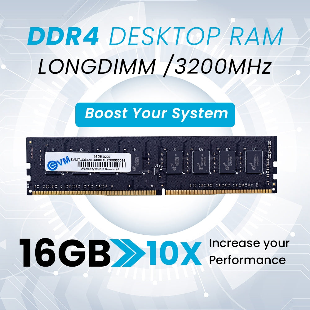 EVM 16GB DDR4 3200MHZ RAM EVMT16G3200U88P