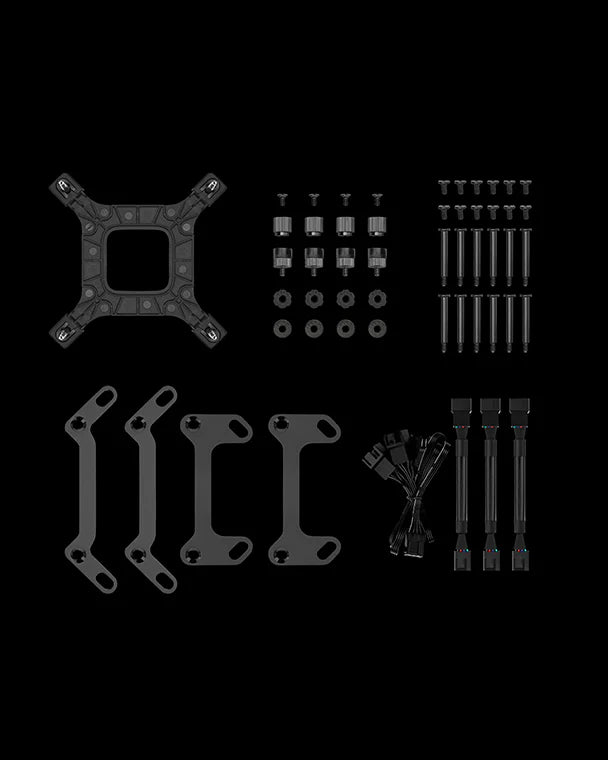 DEEPCOOL LS720S ZERO DARK 360MM AIO LIQUID CPU COOLER BLACK (R-LS720-BKNNMM-G-1)