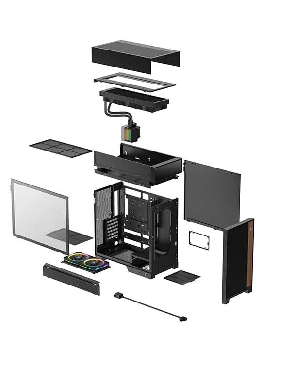 DeepCool CL6600 ATX Cabinet (Black)