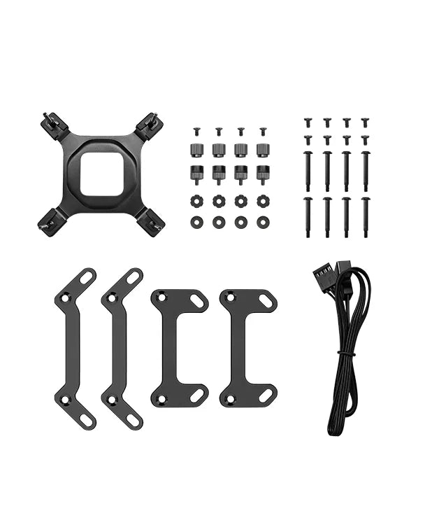 DEEPCOOL MYSTIQUE 240 LCD 240MM AIO LIQUID COOLER BLACK (R-LX550-BKDSNC-G-1)