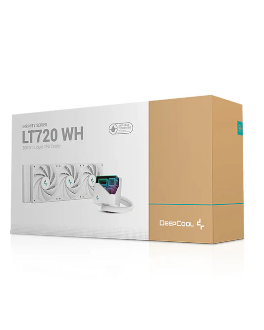 DEEPCOOL LT720 WH 360MM HIGH-PERFORMANCE LIQUID CPU COOLER - WHITE (R-LT720-WHAMNF-G-1)