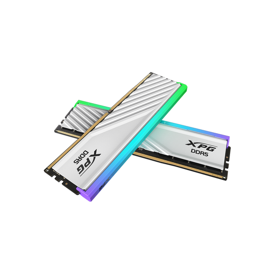 XPG LANCER RGB 16GB (1 * 16 GB) DDR5 6000 MHZ CL 36-38-38 DESKTOP MEMORY RAM - AX5U6000C3616G-SLABRWH (WHITE)