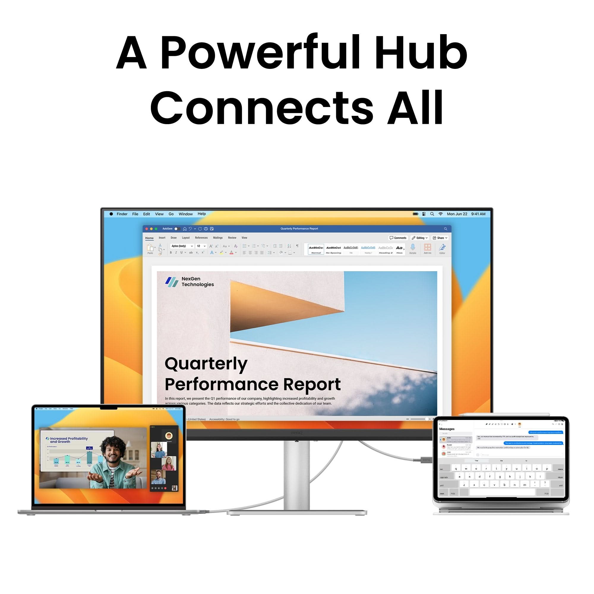 BENQ MA320U 32 4K HDR MONITOR WHITE– Vishal Peripherals